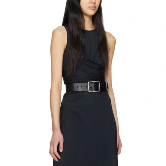 rag & bone Accessories - NWT Rag & Bone Black Jumbo Waist Belt Size Small 100% Cow Leather NEW